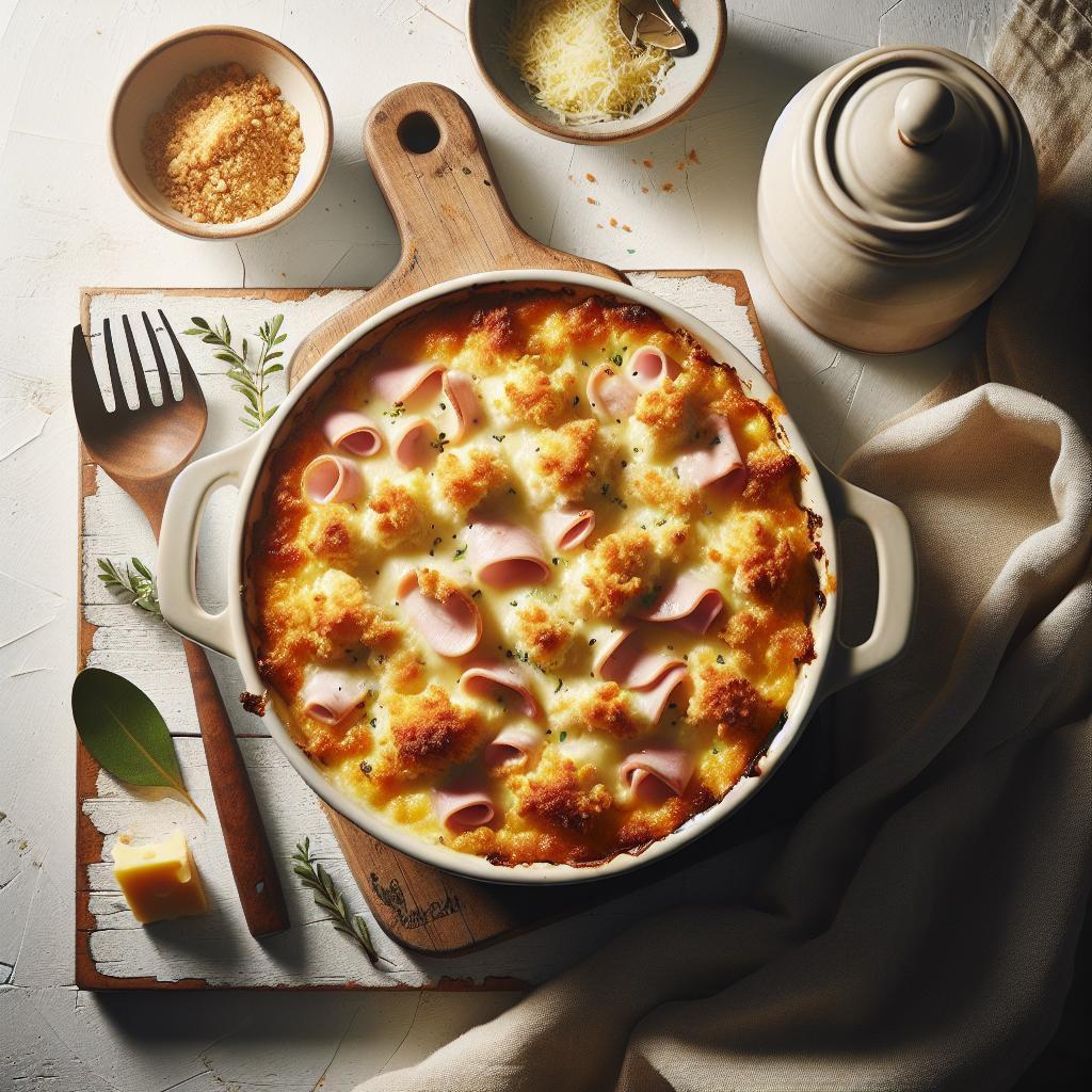 Creamy Comfort: Simple Chicken Cordon Bleu Casserole Recipe