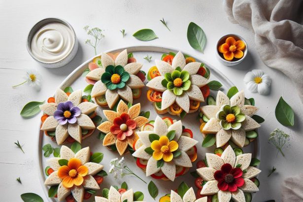 Blooming Bites: Crafting Stunning Flower-Shaped Sandwiches