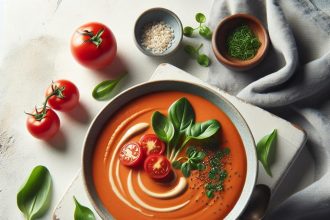 Smooth & Creamy Tomato Soup: A Kid-Friendly Delight