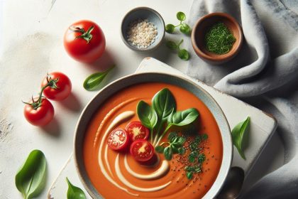 Smooth & Creamy Tomato Soup: A Kid-Friendly Delight