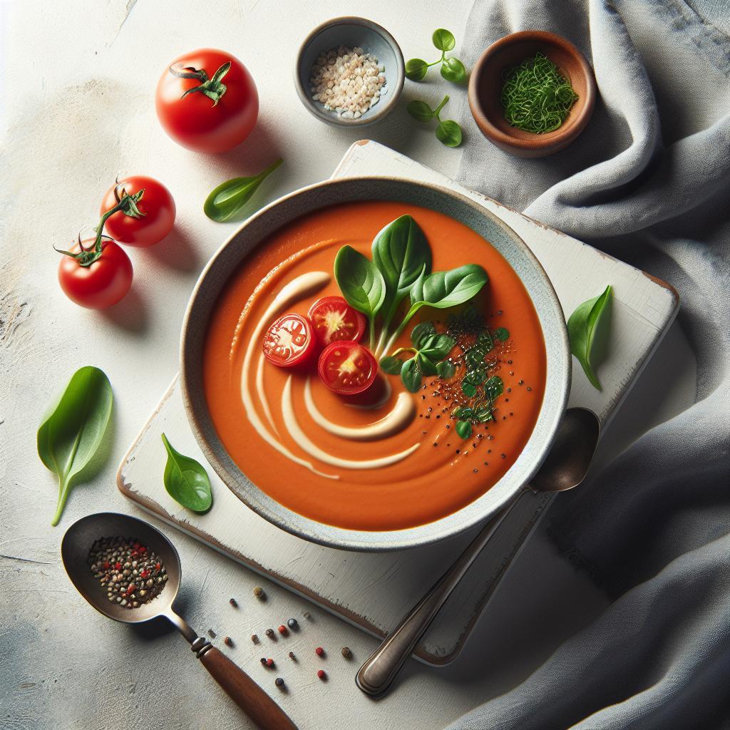 Smooth & Creamy Tomato Soup: A Kid-Friendly Delight