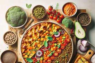 Hearty Vegan Lentil Shepherd’s Pie Casserole Delight