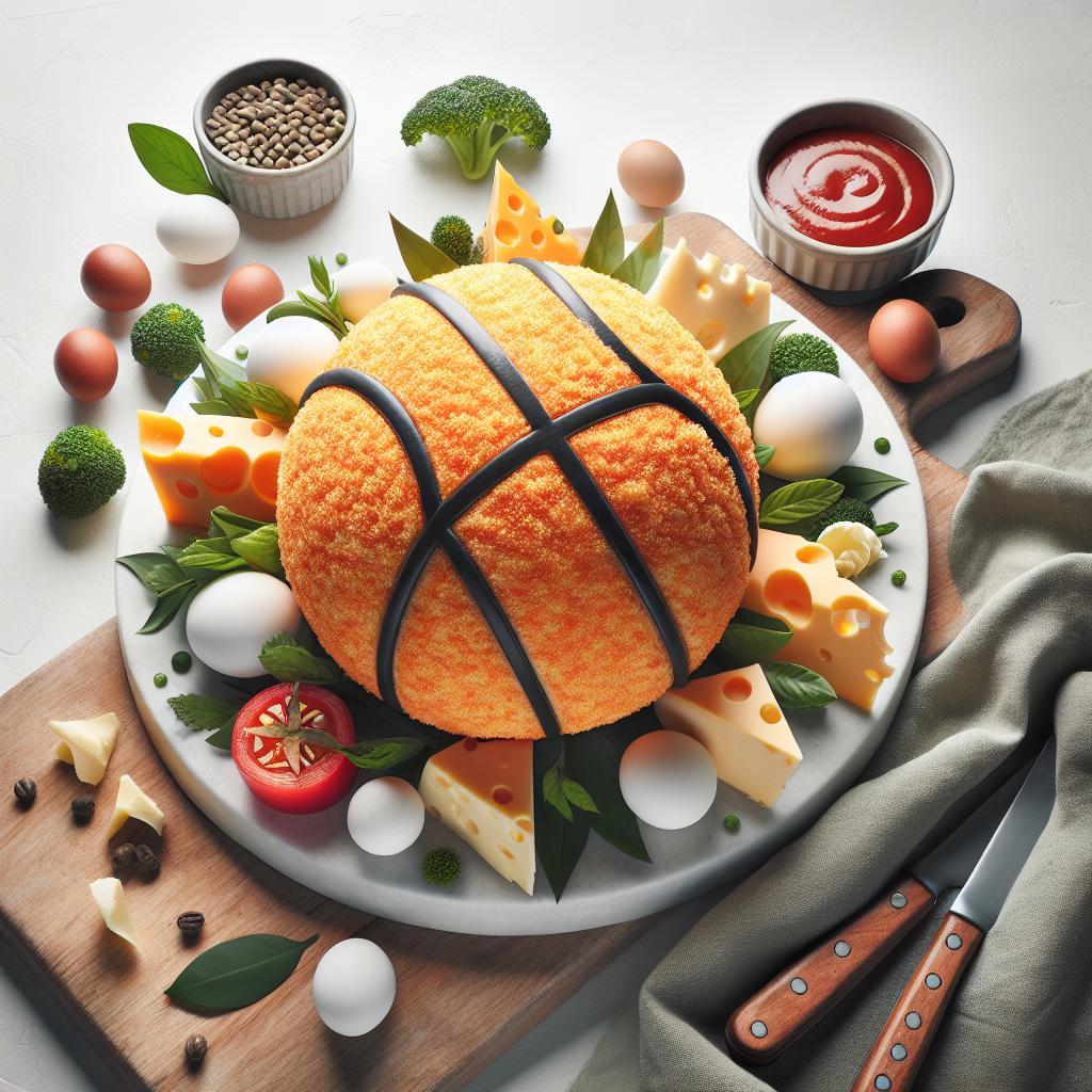 Slam Dunk Snack: Irresistible Basketball Cheese Ball Recipe