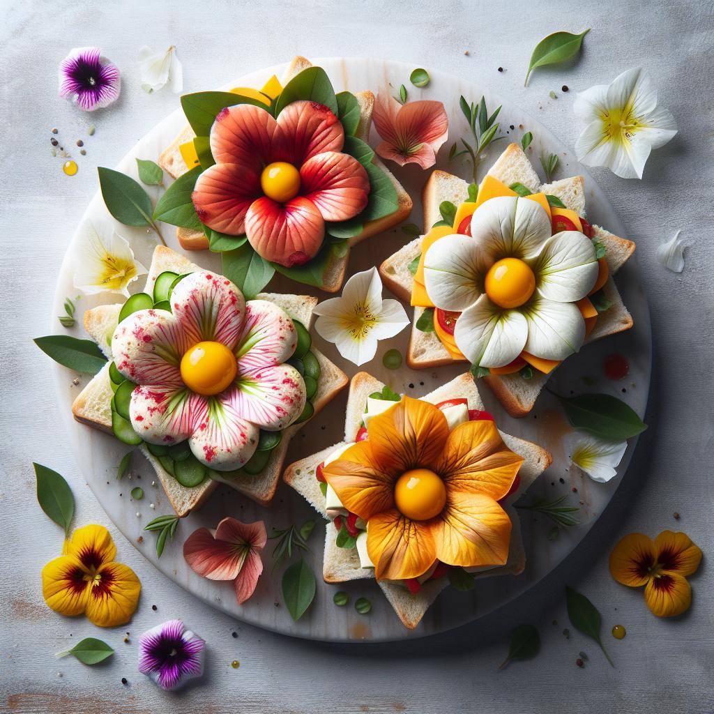 Blooming Bites: Crafting Delightful Flower-Shaped Sandwiches