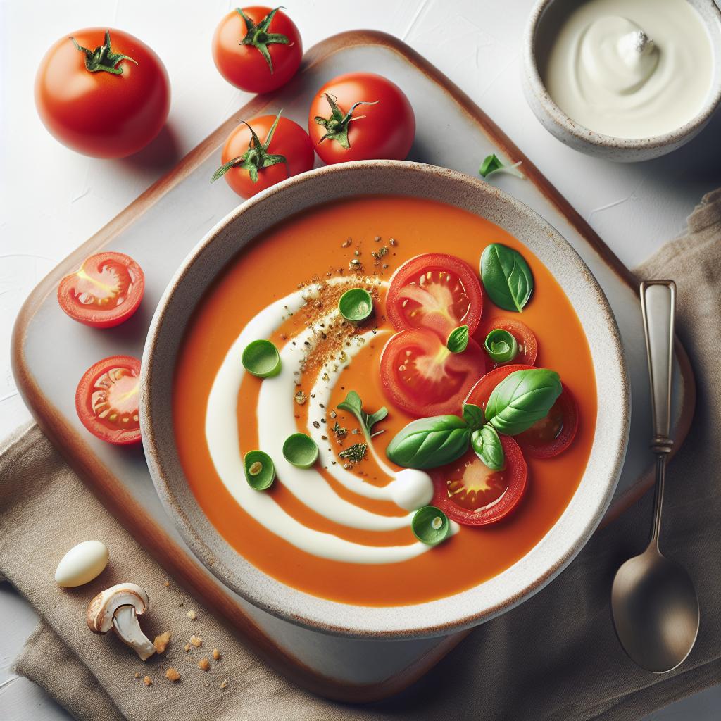 Smooth & Creamy Tomato Soup: A Kid-Friendly Delight