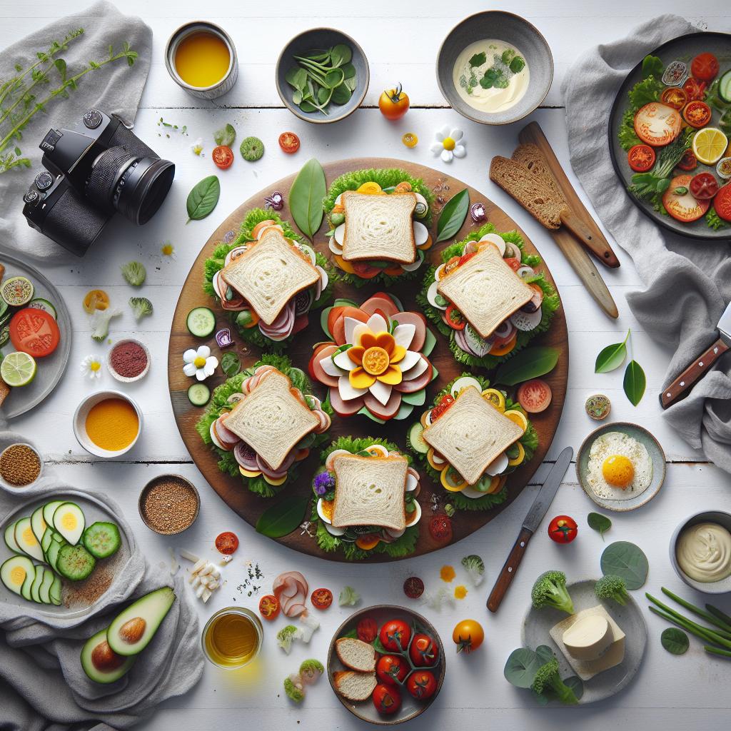 Blooming Bites: Crafting Stunning Flower-Shaped Sandwiches