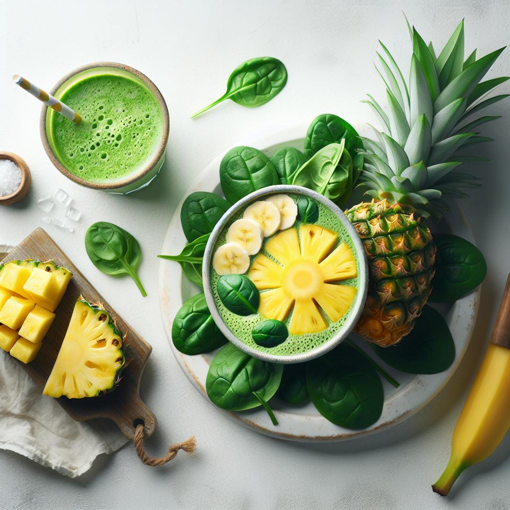 Tropical Twist: Pineapple & Spinach Smoothie Benefits Explained