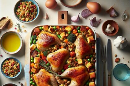Hearty Chicken & Stuffing Bake: Perfect for Big Families