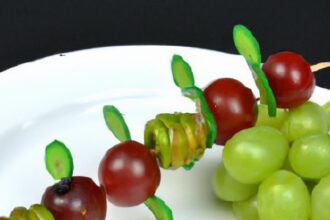 Caterpillar Grape Skewers: A Fun, Fresh Snack Delight