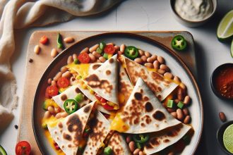 Cheesy Bean Mini Quesadillas: A Bite-Sized Delight