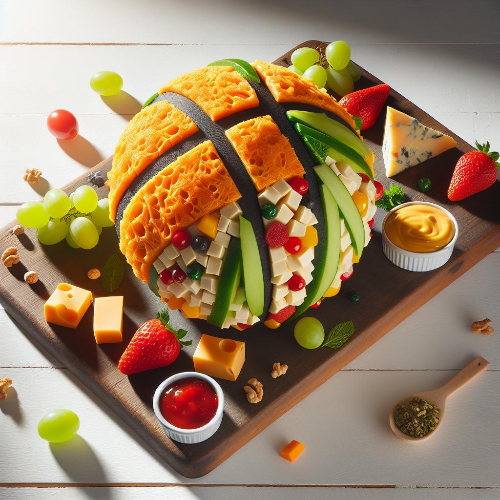 Slam Dunk Snack: Irresistible Basketball Cheese Ball Recipe