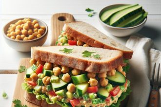 Chickpea Salad Sandwich: A Flavorful Vegan Classic Remix