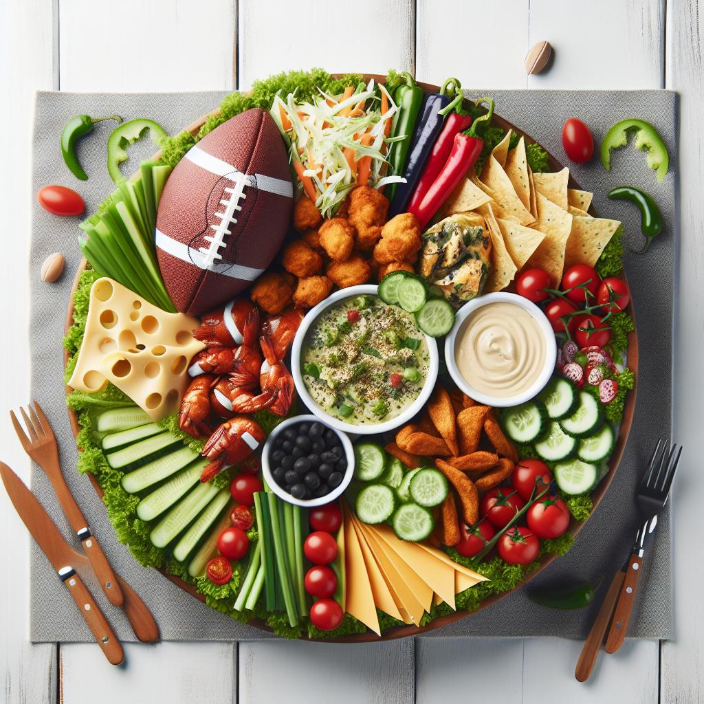 Score Big with This Ultimate Sports-Themed Food Platter