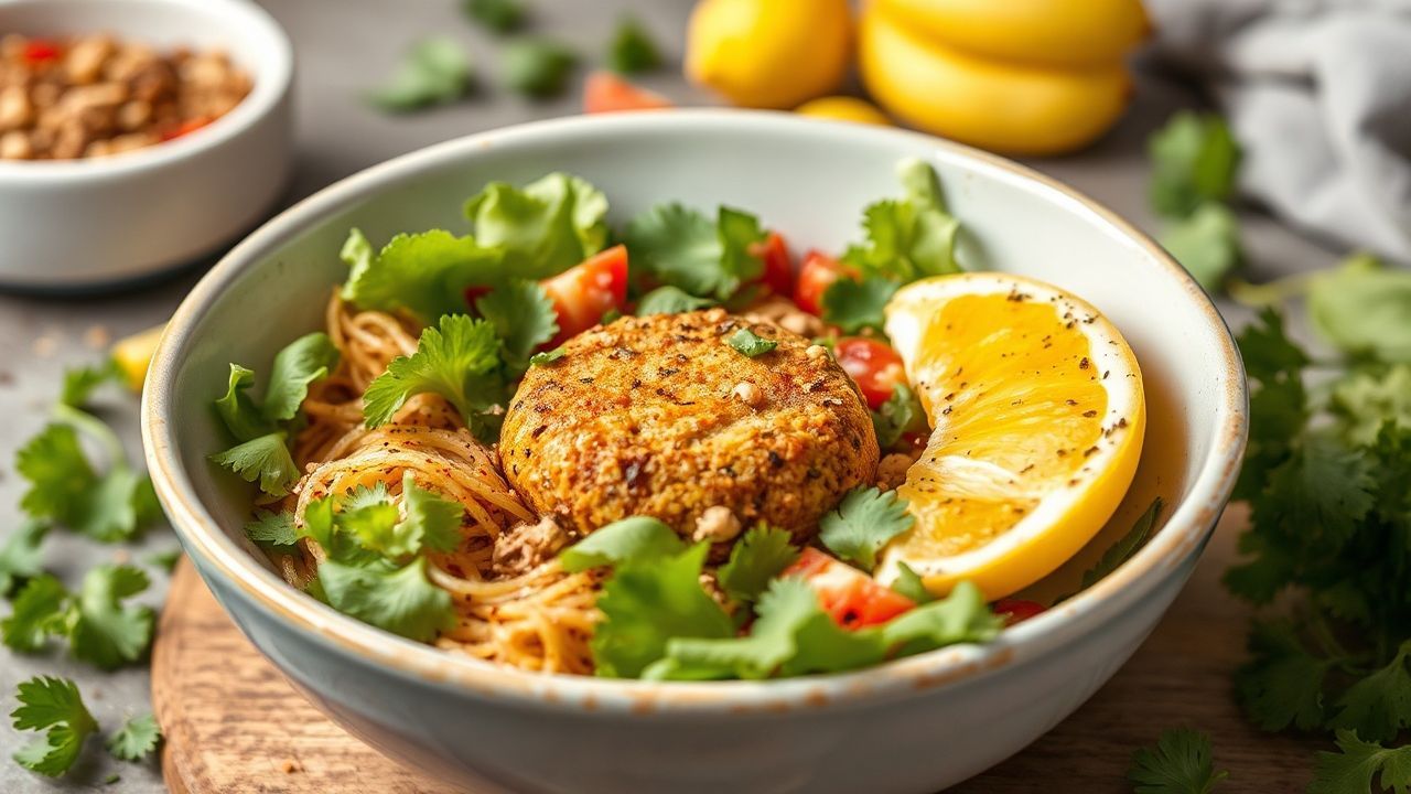 Healthy falafel bowl with 7 amazing health benefits.