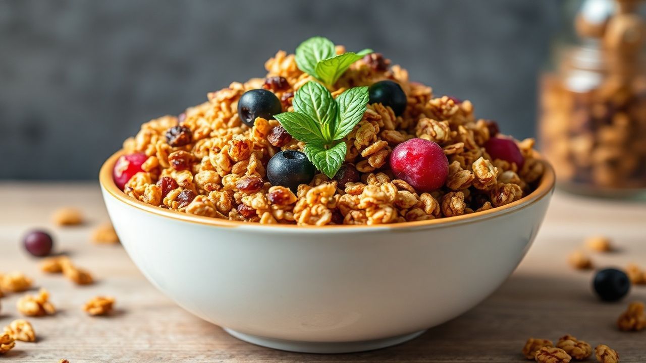 Savory granola secrets: amazing culinary twists for your breakfast.