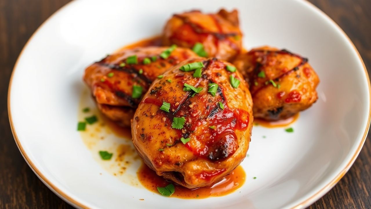 Spicy harissa chicken with 7 flavor explosion tips.