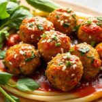 Amazing spinach garlic meatballs in 20 minutes.