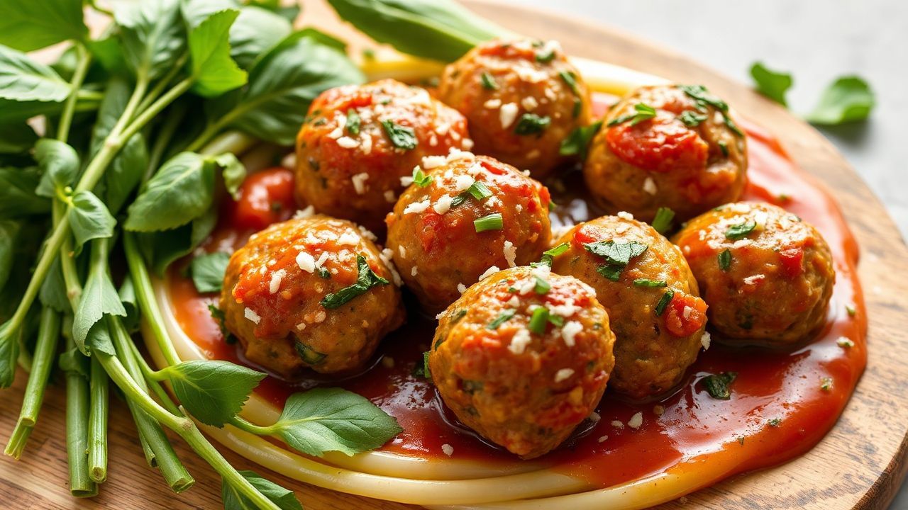 Amazing spinach garlic meatballs in 20 minutes.