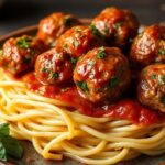 Spinach garlic meatballs: 20 minutes to amazing flavor.