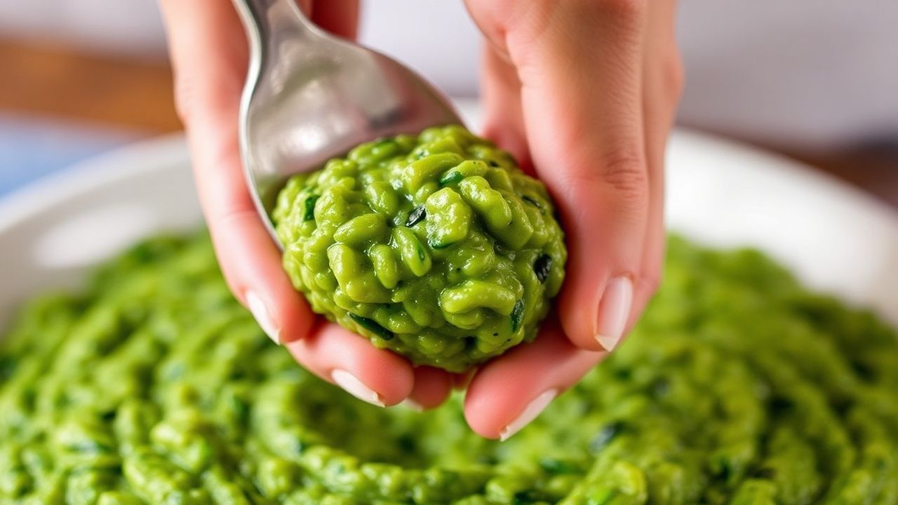 Creamy spinach risotto, a comforting and elegant dish.