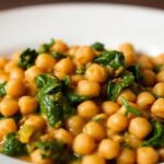 Vibrant chickpea curry bursting with flavor for your weeknight dinner.
