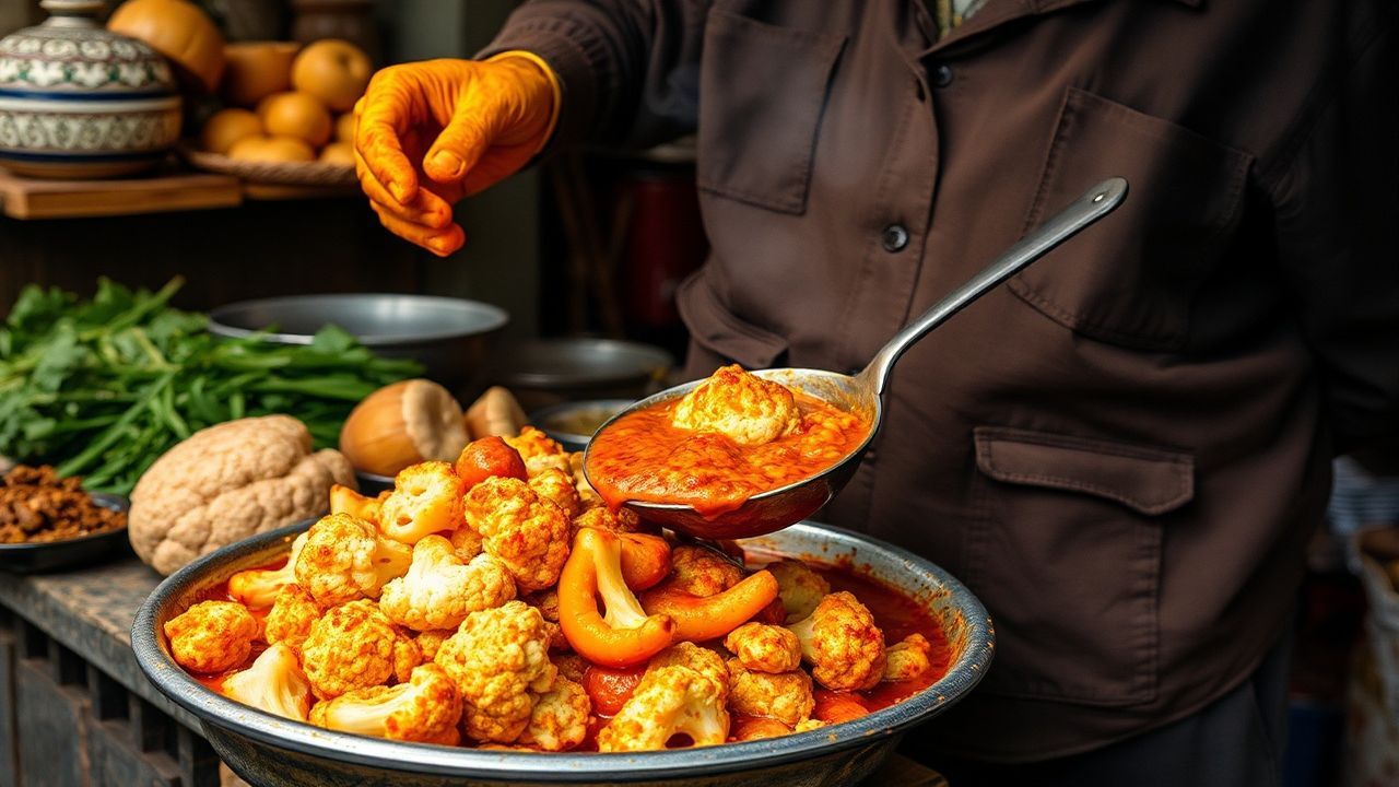 Delicious cauliflower curry, a humble brassica transformed into a culinary masterpiece.