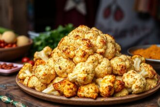 Velvet roasted cauliflower curry, a culinary revelation.