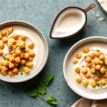Creamy coconut chickpea curry, a delightful and flavorful vegetarian dish.