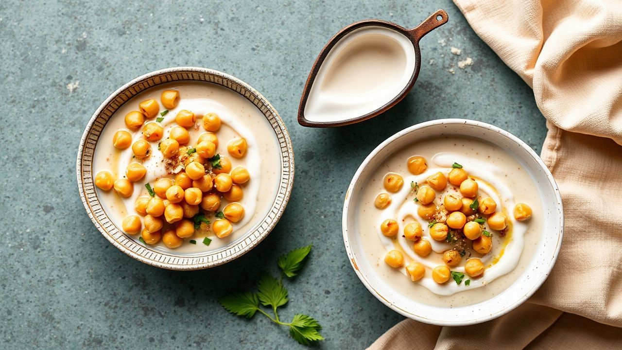 Creamy coconut chickpea curry, a delightful and flavorful vegetarian dish.