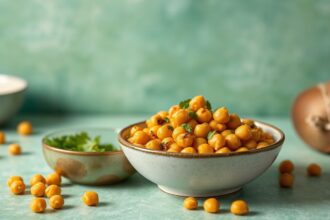 Creamy chickpea curry with coconut milk, a flavorful culinary journey.