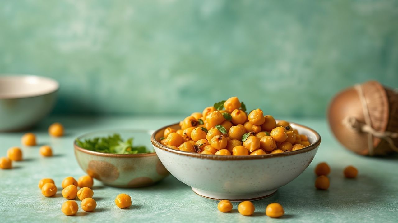 Creamy chickpea curry with coconut milk, a flavorful culinary journey.