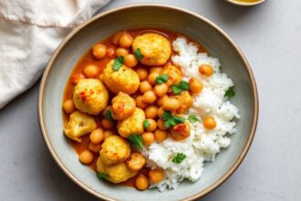 Rich cauliflower curry, a culinary journey from humble origins to global fame.