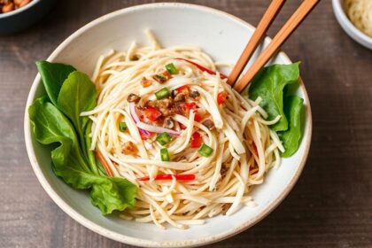 Umami-rich Ramen Coleslaw, a flavorful weeknight salad.