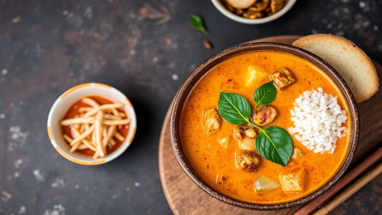 Authentic Massaman curry ingredients, ready for a flavorful Thai masterclass.