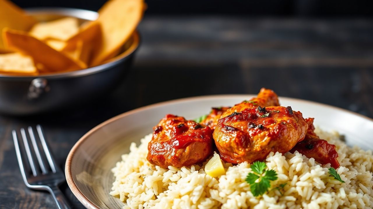 Tikka Masala: A vibrant dish exploring the culinary borderlands of its origin.