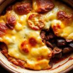 Rich Moussaka layers, a testament to Greek culinary heritage.