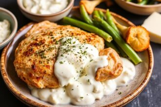 Delicious chicken cream dish, creamy and rich, beyond ordinary.