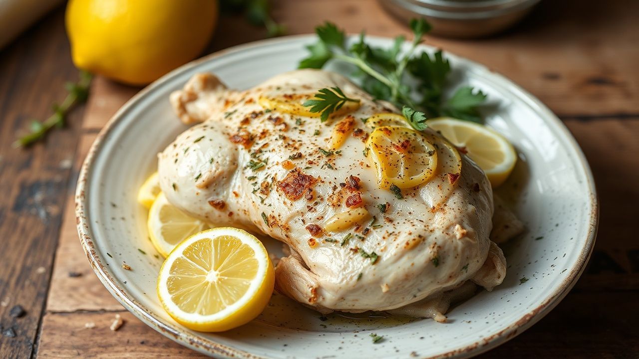 Flavorful Greek Lemon Chicken, a culinary revelation.