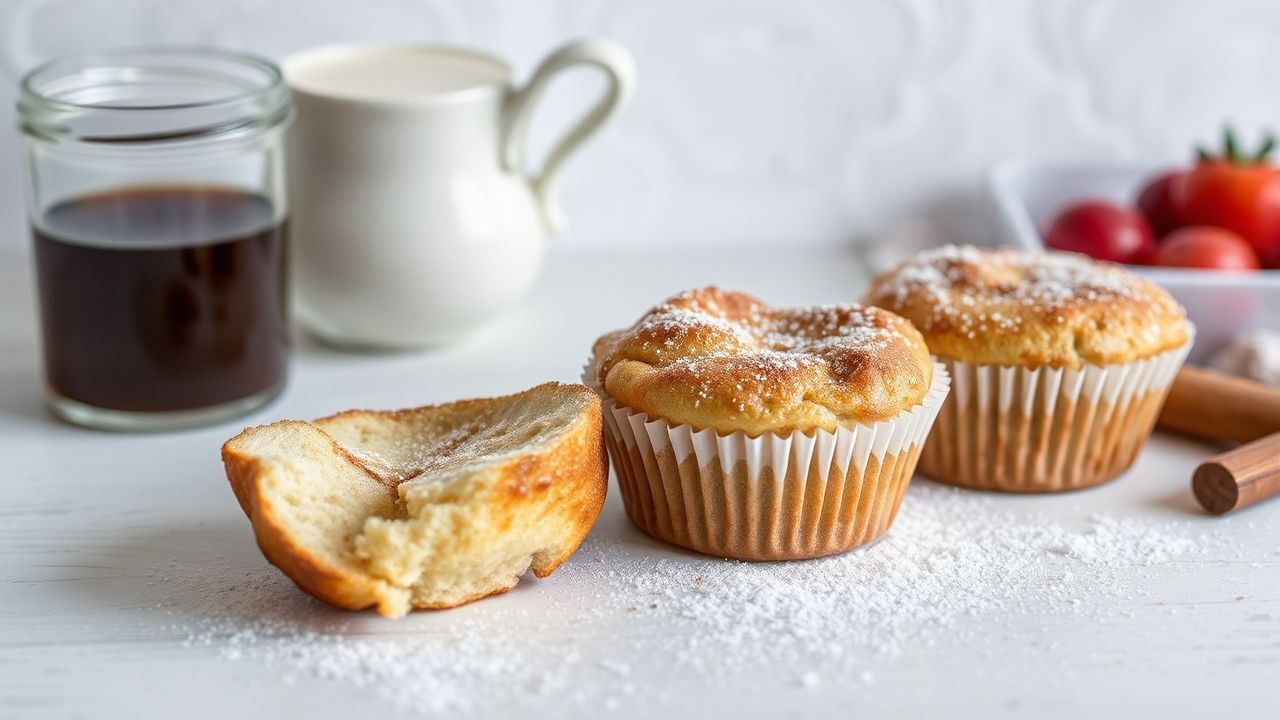 Fluffy cinnamon sugar French toast muffins, a perfect brunch treat.
