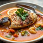 Delicious moqueca, a vibrant Brazilian fish stew, bursting with flavor.