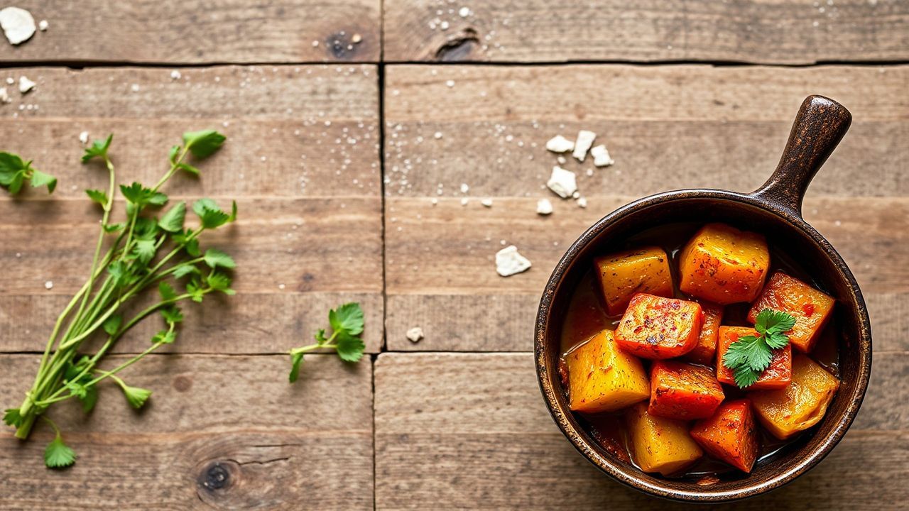 Vibrant ratatouille with Provençal herbs, capturing the soul of authentic French cuisine.