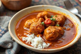 Spicy Doro Wat, Ethiopia's iconic chicken stew, bubbling in a traditional clay pot.