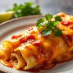 Delicious chicken and cheese enchiladas, a taste of Mexico's soul.