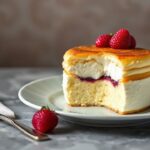 Golden souffle rising majestically, a testament to baking mastery.