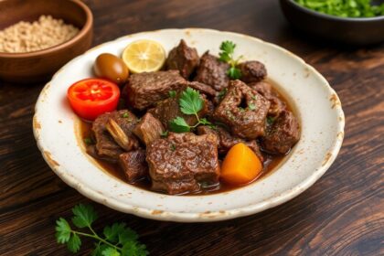 Argentinian matambre beef roll, unfurled to reveal flavorful secrets.