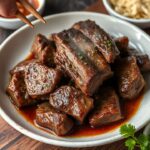 Juicy bulgogi, masterfully grilled, a centerpiece of Korean cuisine.