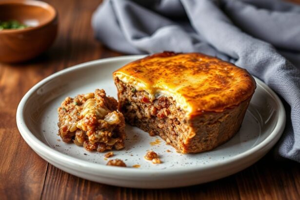 Delectable Bobotie, a South African culinary gem, richly baked.