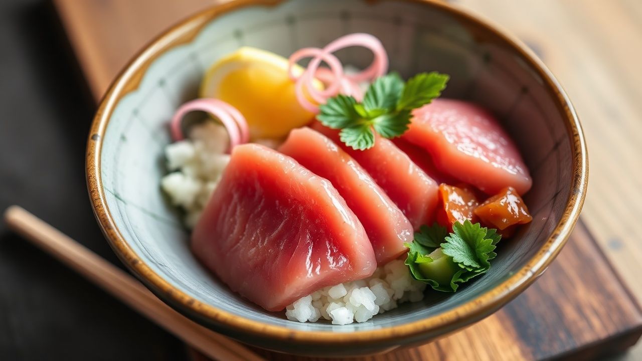 Vibrant Ahi tuna poke bowl, a Hawaiian culinary icon.