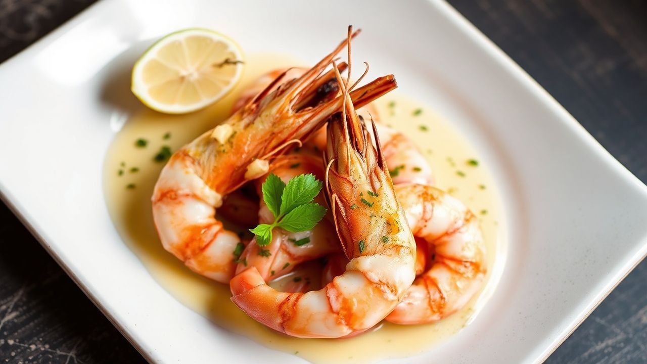 Sizzling garlic shrimp, Spanish gambas al ajillo, unlocking rich flavor.