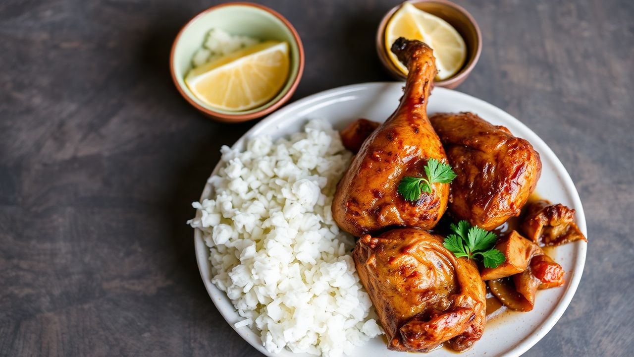 Juicy Chicken Yassa with vibrant, zesty African flavors.